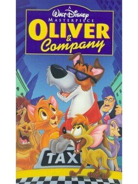 Oliver & Company VHS Tape 1989 Walt Disney Masterpiece Edition Comedy Pre-Owned